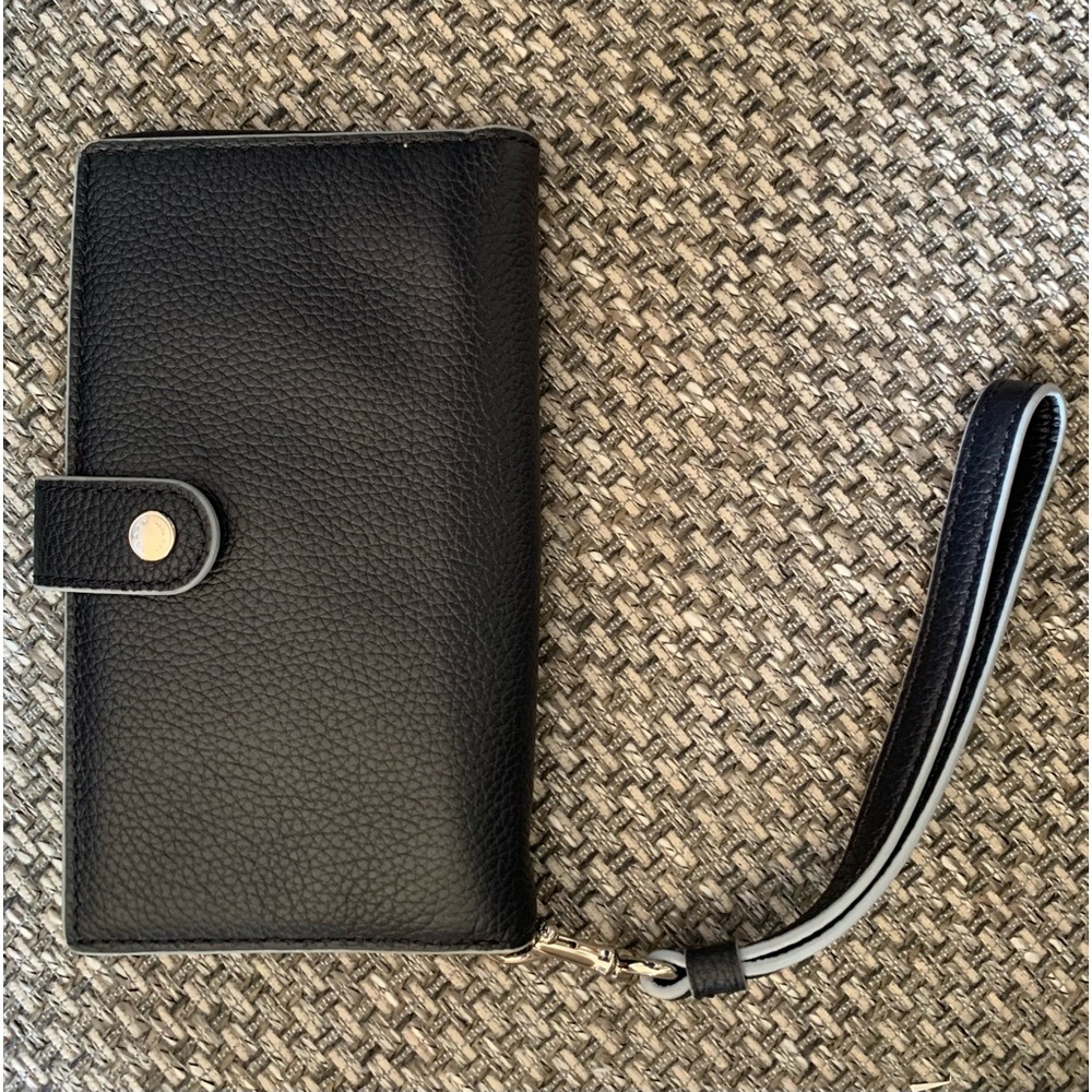 Coach Wristlet Navy Blue